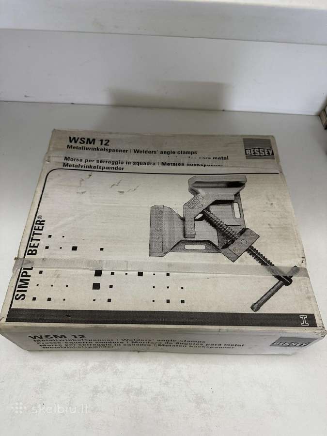 Kampų spaustuvas Bessey Wsm12; 120 mm
