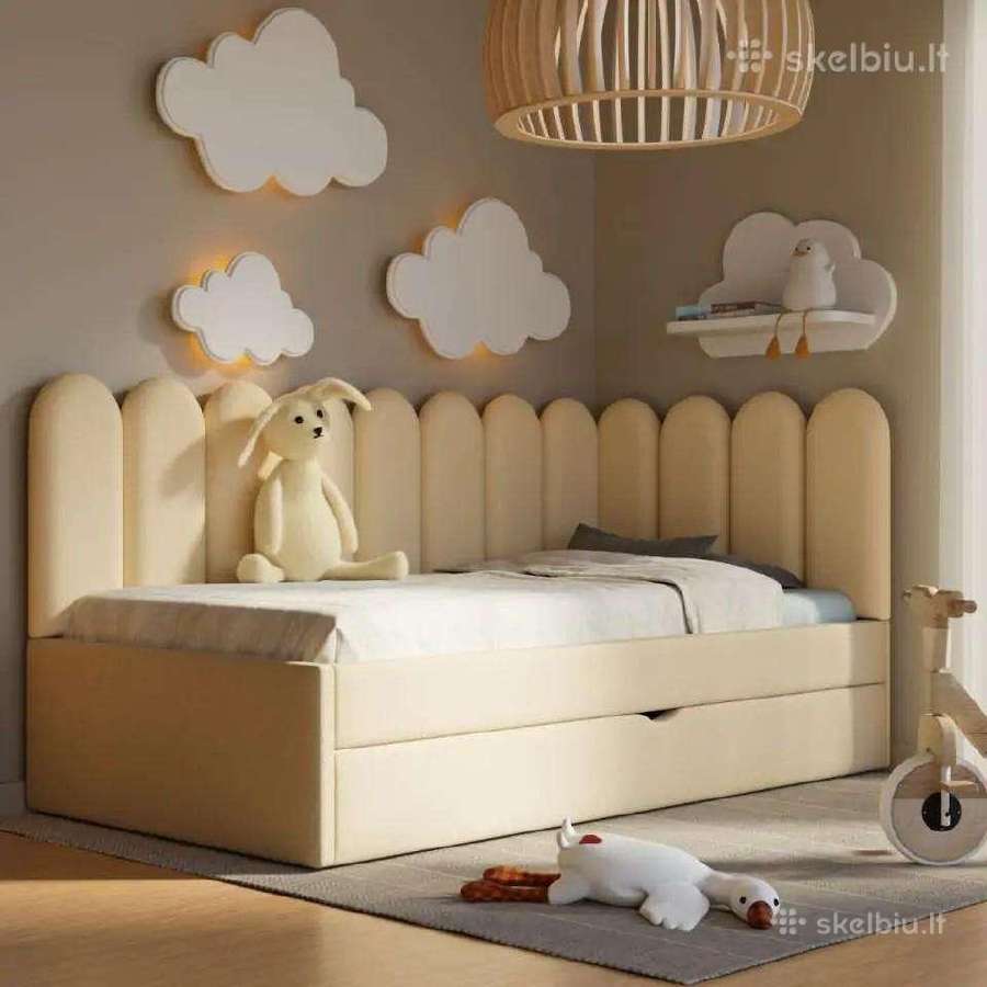 Vaikiška lova Leo Kaunas 90x200 nuo 700€