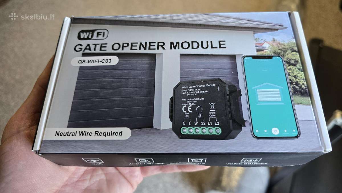 WiFi garažo vartų automatika