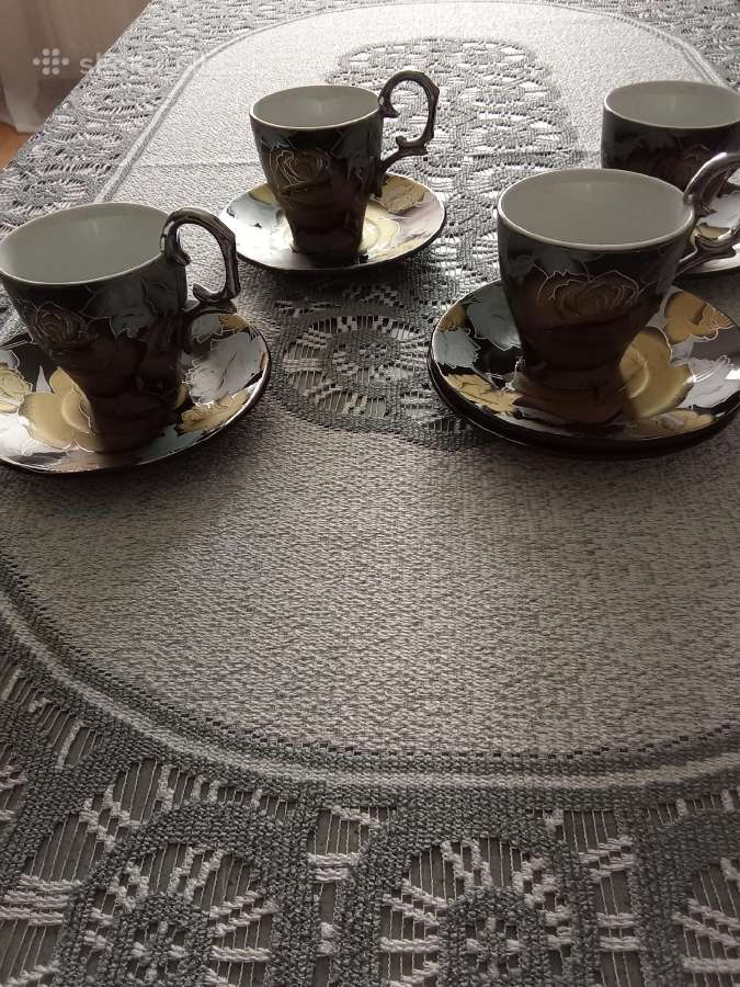 Japoniški porceleniniai antkvariniaii puodeliai - nuotraukos Nr. 5