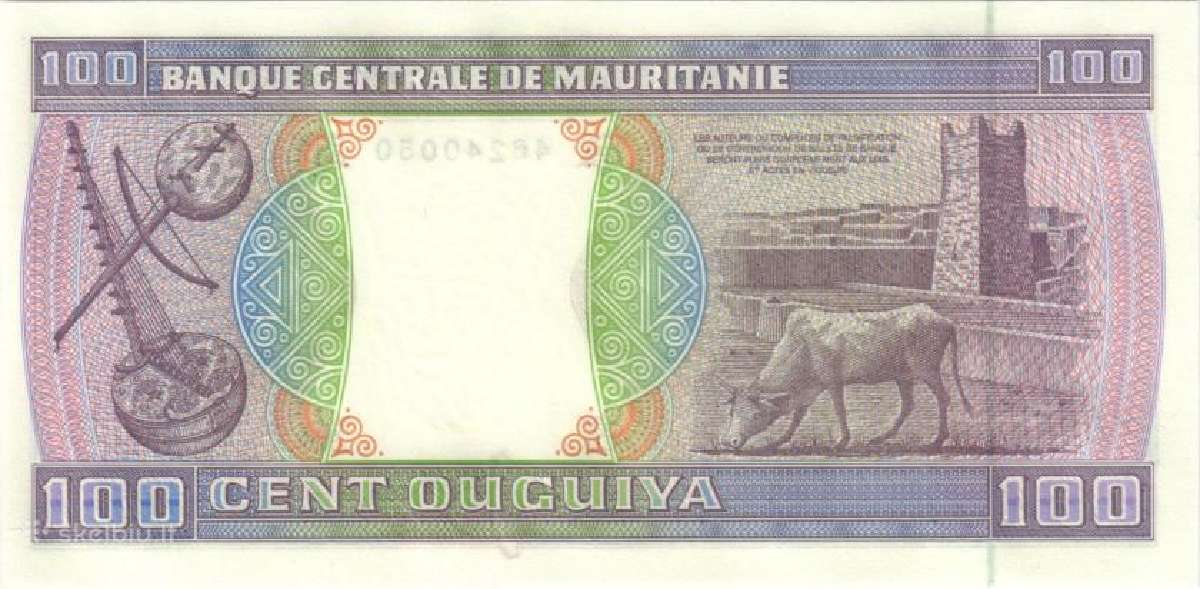 Mauritania 100 ouguiya 2002. Unc. P