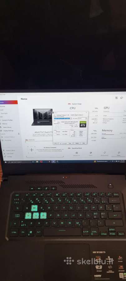 Asus Tuf dash 15 24 GB RAM 3060 6gb