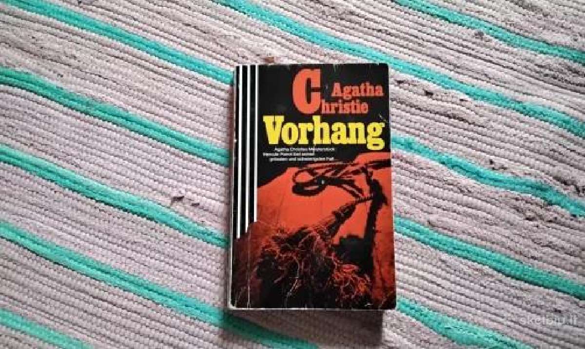 Vorhang Agatha Christie detektyvas
