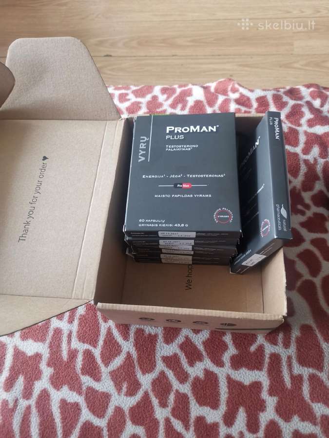 Proman Plus vyrams – testosterono palaikymas /