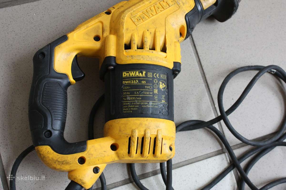 Tiesinis pjūklas Dewalt Dwe357 220v - nuotraukos Nr. 8