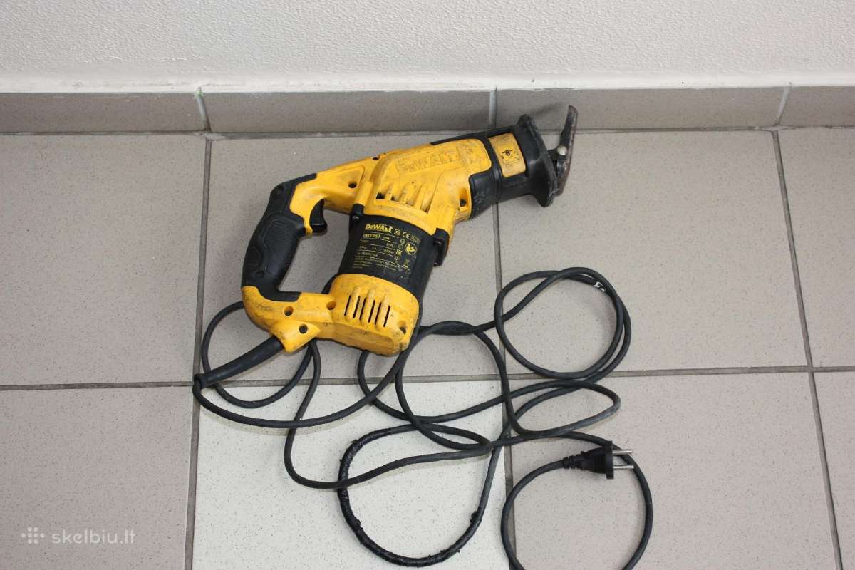 Tiesinis pjūklas Dewalt Dwe357 220v - nuotraukos Nr. 9