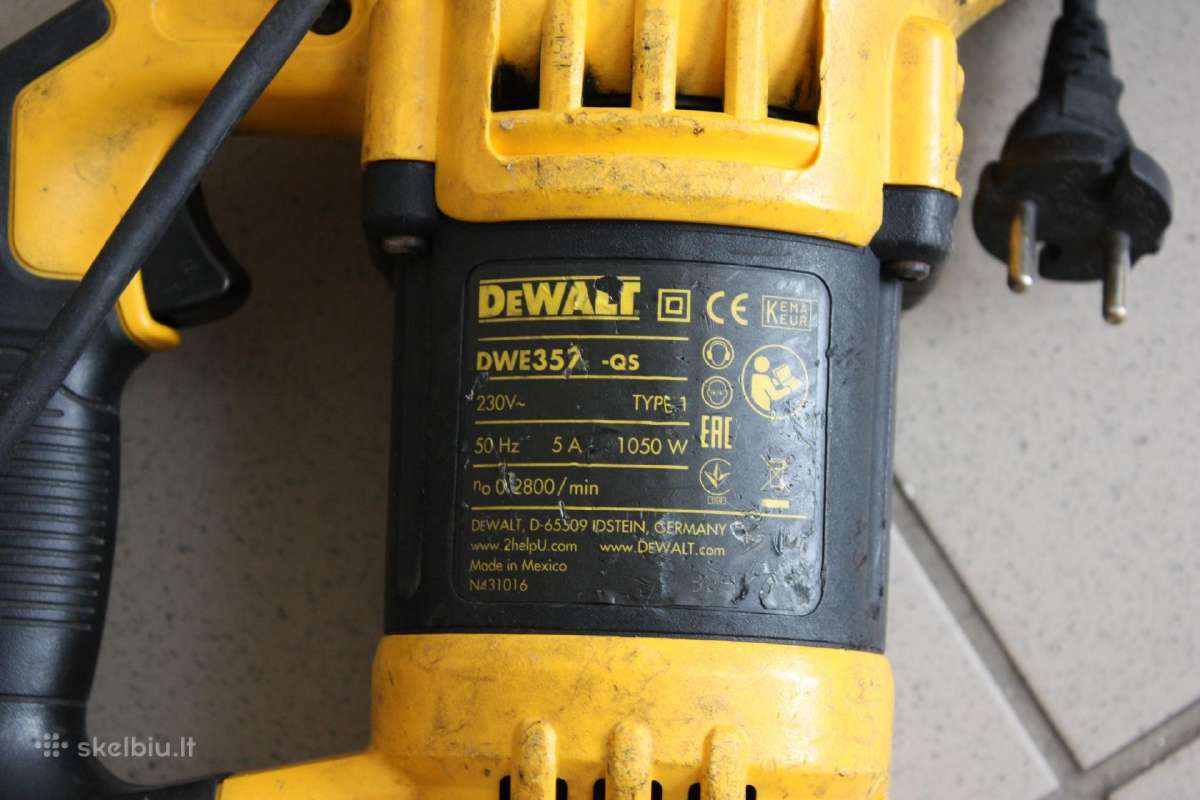 Tiesinis pjūklas Dewalt Dwe357 220v - nuotraukos Nr. 10