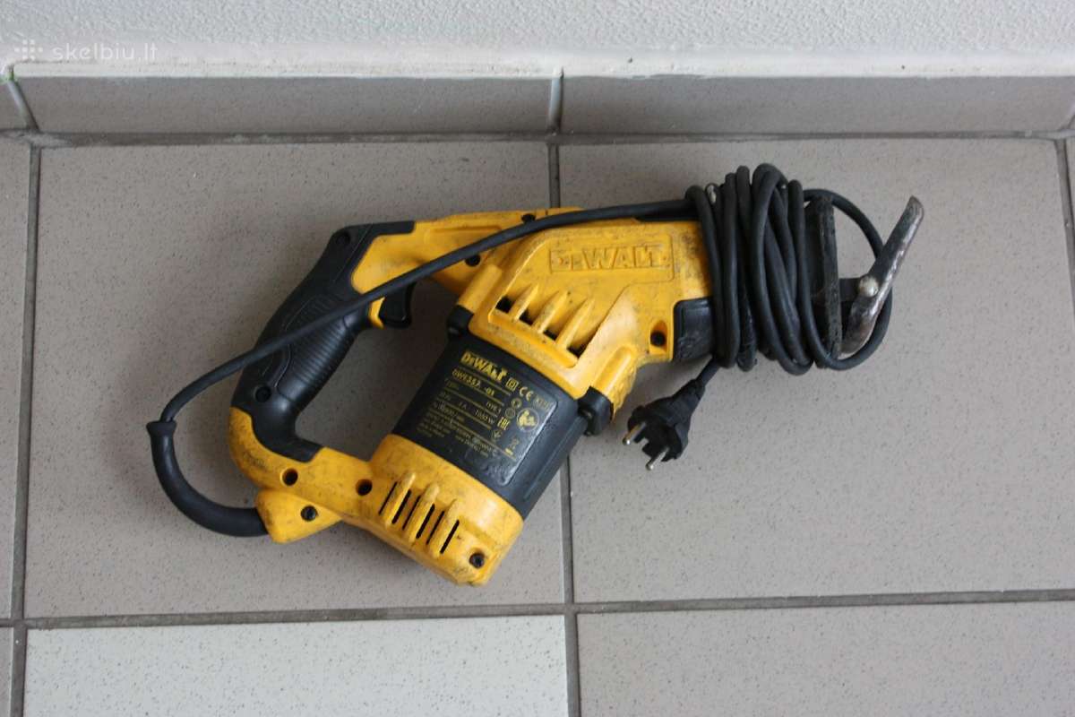 Tiesinis pjūklas Dewalt Dwe357 220v - nuotraukos Nr. 11