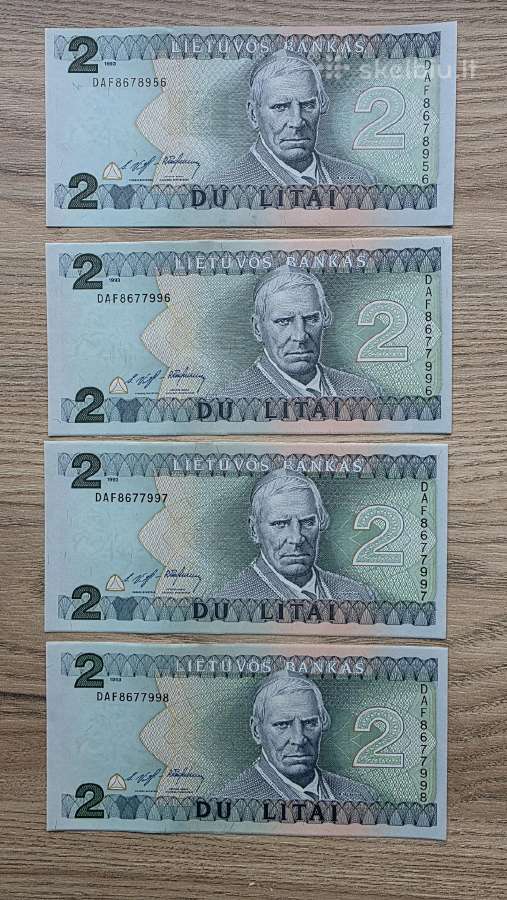 1994 metų 2 litai Aunc