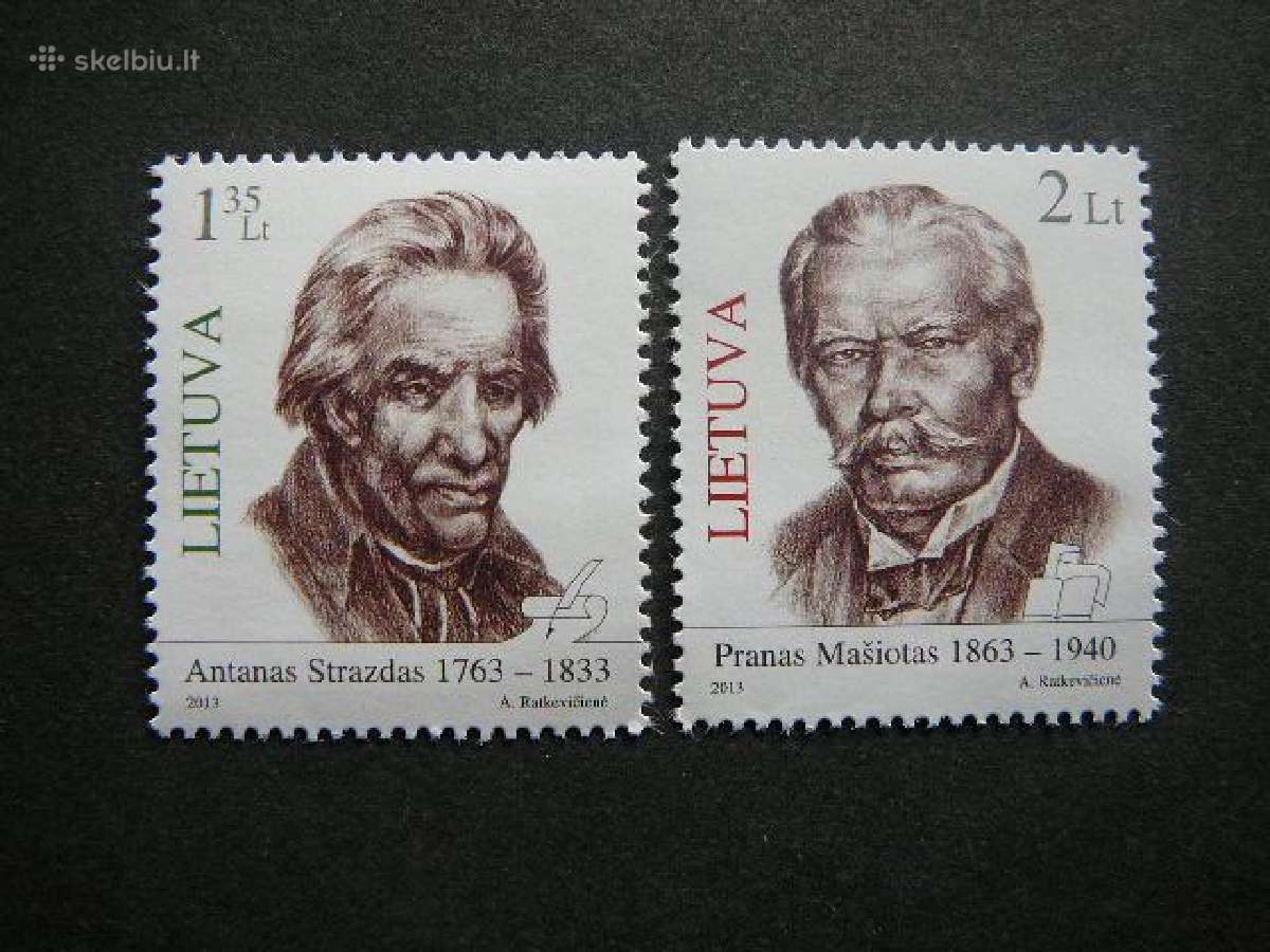 Izymus zmones Lietuva 2013 Mnh lit1127/8