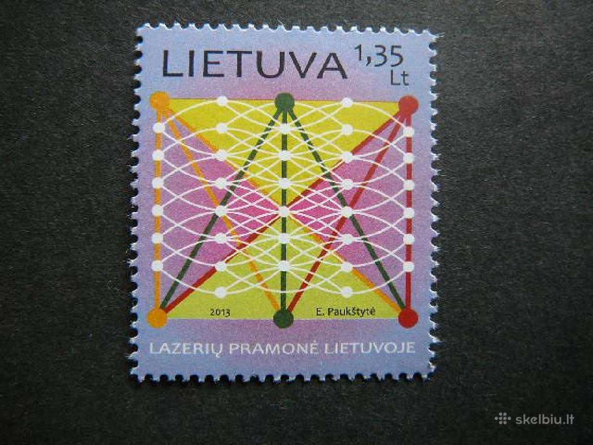 Lazeriai Lietuva 2013 Mnh lit1126