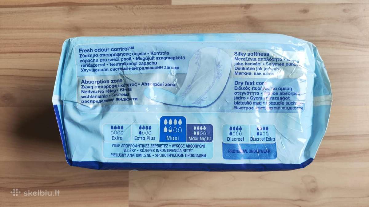 Tena Lady Maxi įklotai (moteriški urologiniai) - nuotraukos Nr. 3