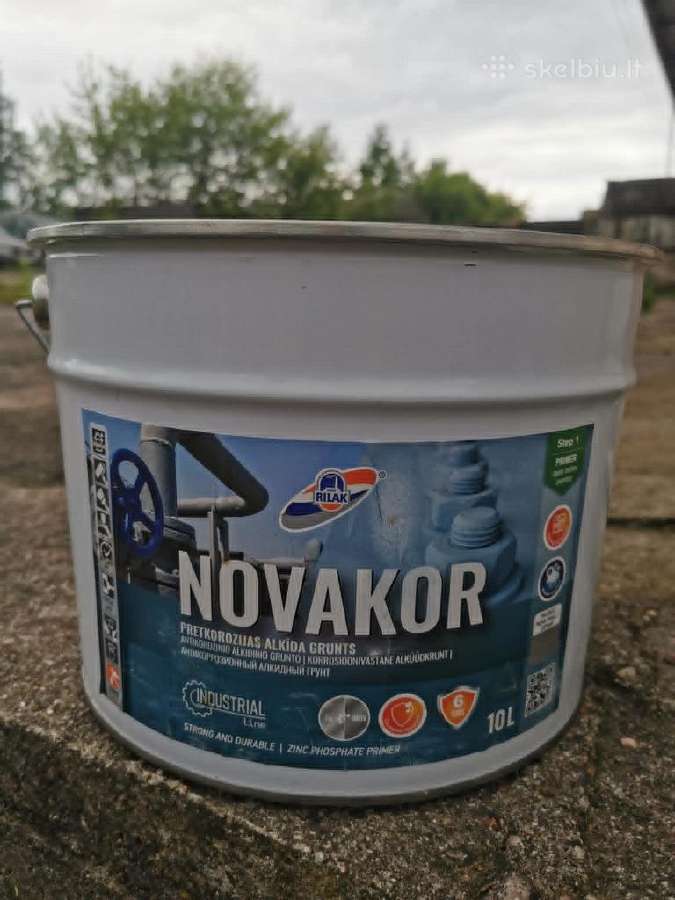 Metalo gruntas Rilak Novakor, 10 l