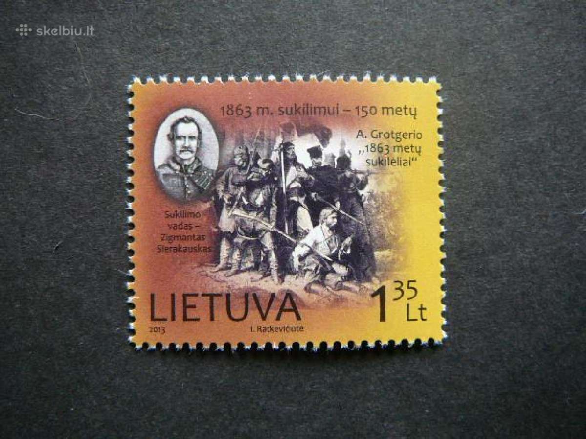Sukilimas Lietuva 2013 Mnh lit1129