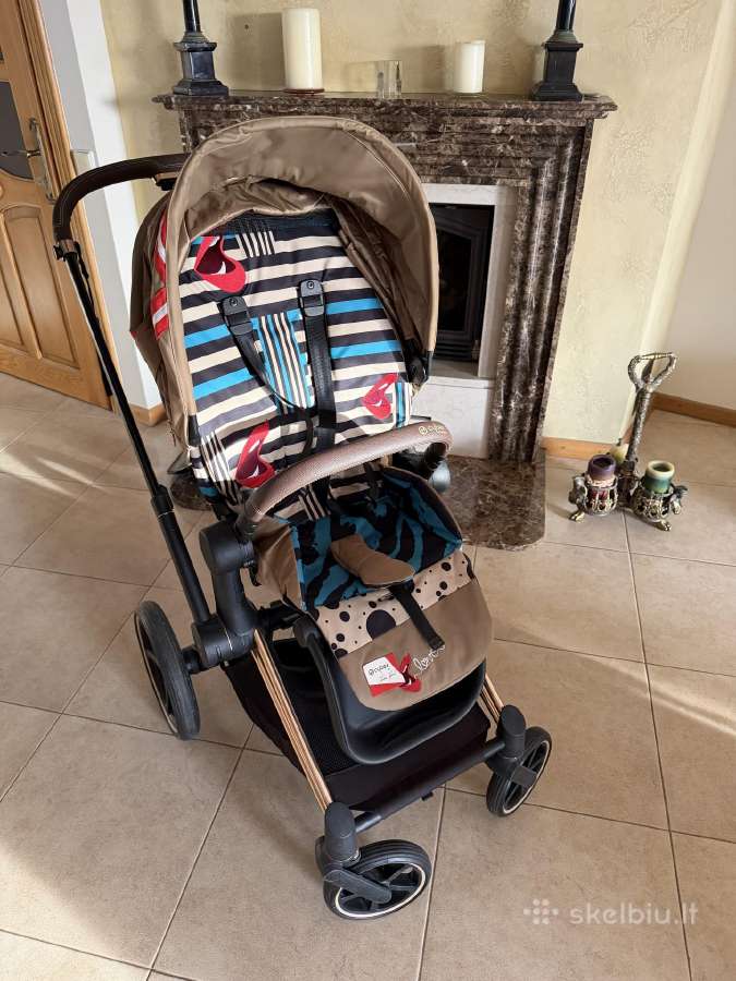 2 in 1 Cybex Priam V4 Rose Gold Karolina Kurkova