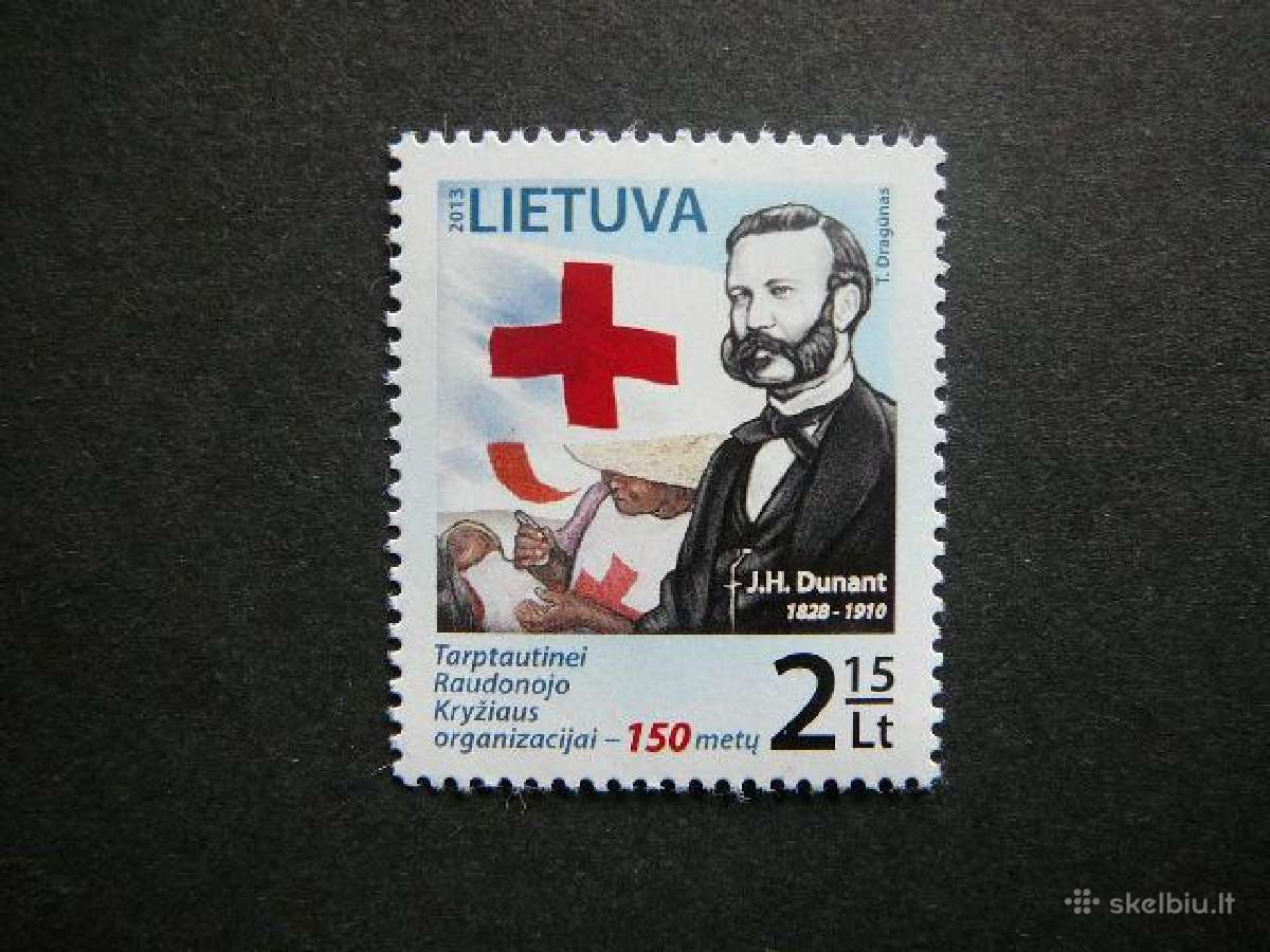 Raudonasis kryzius Lietuva 2013 Mnh lit1134