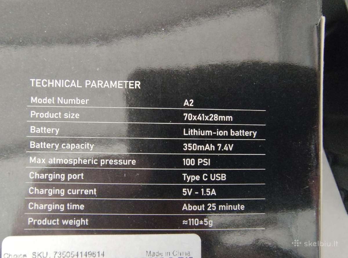 Elektrinė mini pompa Cyclami A2 Mini - nuotraukos Nr. 4