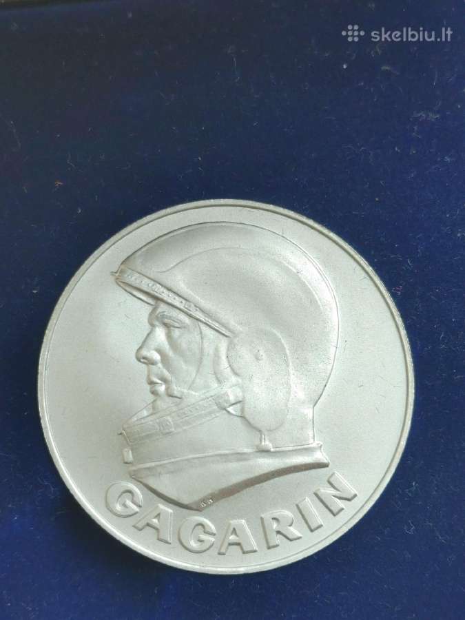 Gagarinas - erdvelaivio metalo moneta - nuotraukos Nr. 2