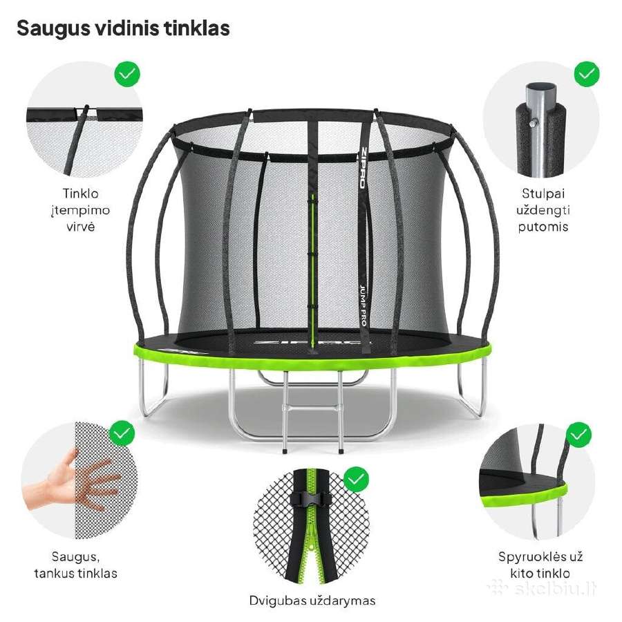 Batutas Zipro Jump Pro Premium 8ft, 252 cm - nuotraukos Nr. 2