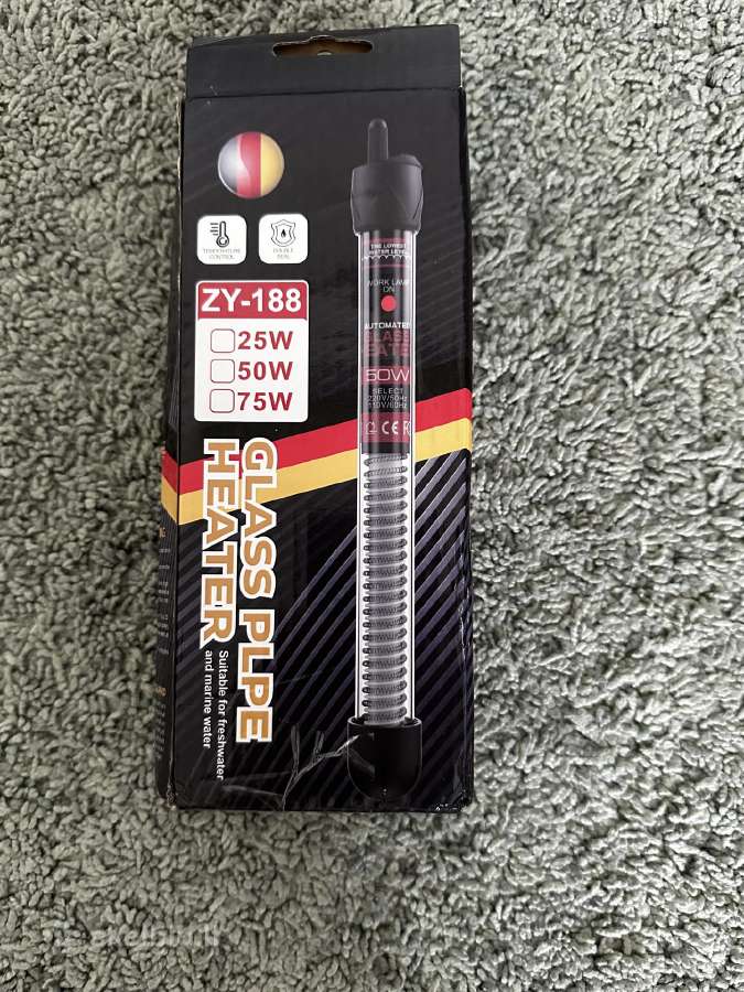 Naujas akvariumo šildytuvas Zy-188 (25w)