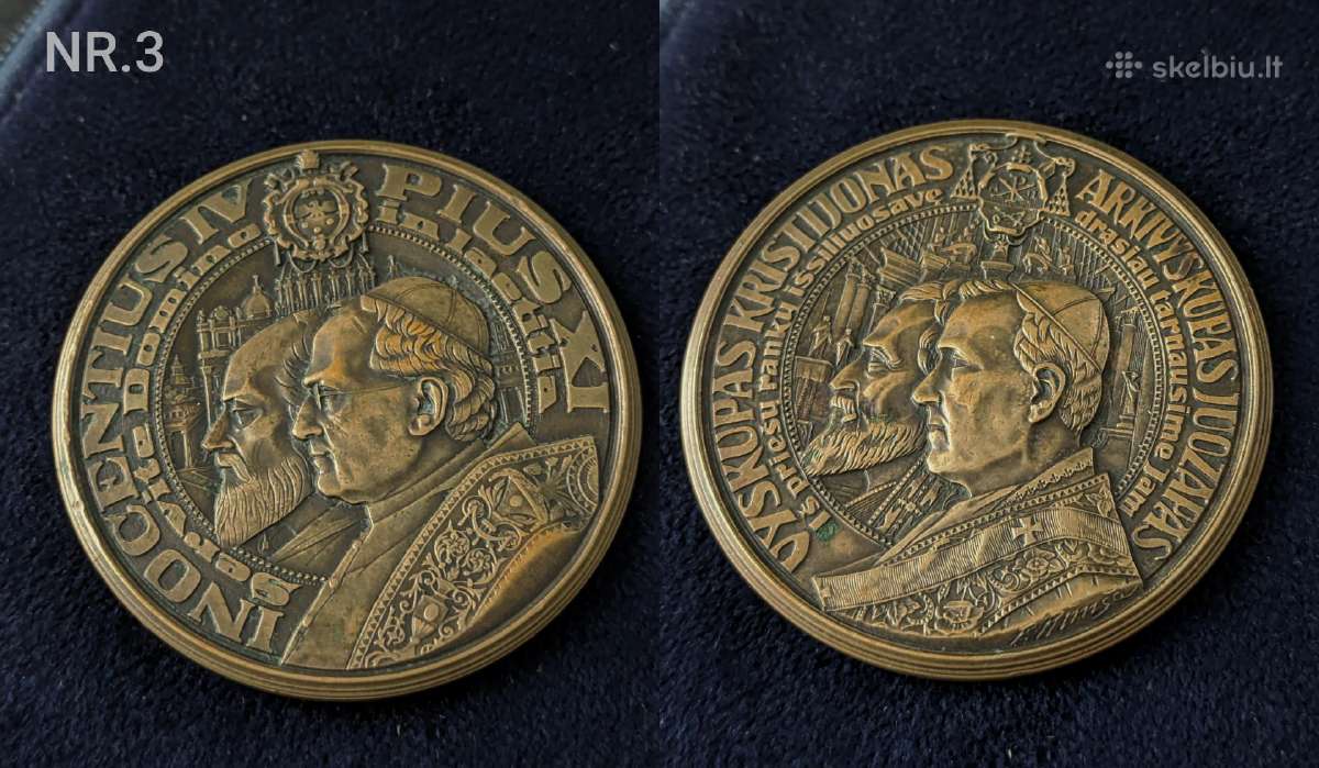 Rimsos medaliai 60mm - nuotraukos Nr. 3