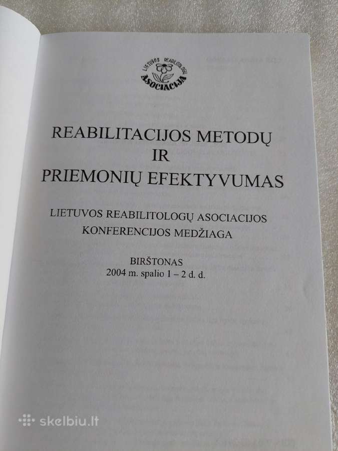 Reabilitacijos metodų ir priemonių efektyvumas - nuotraukos Nr. 2