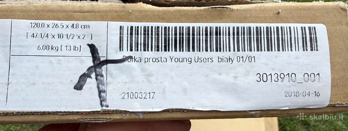 Vox „Young Users“ serijos sieninės lentynos - nuotraukos Nr. 4