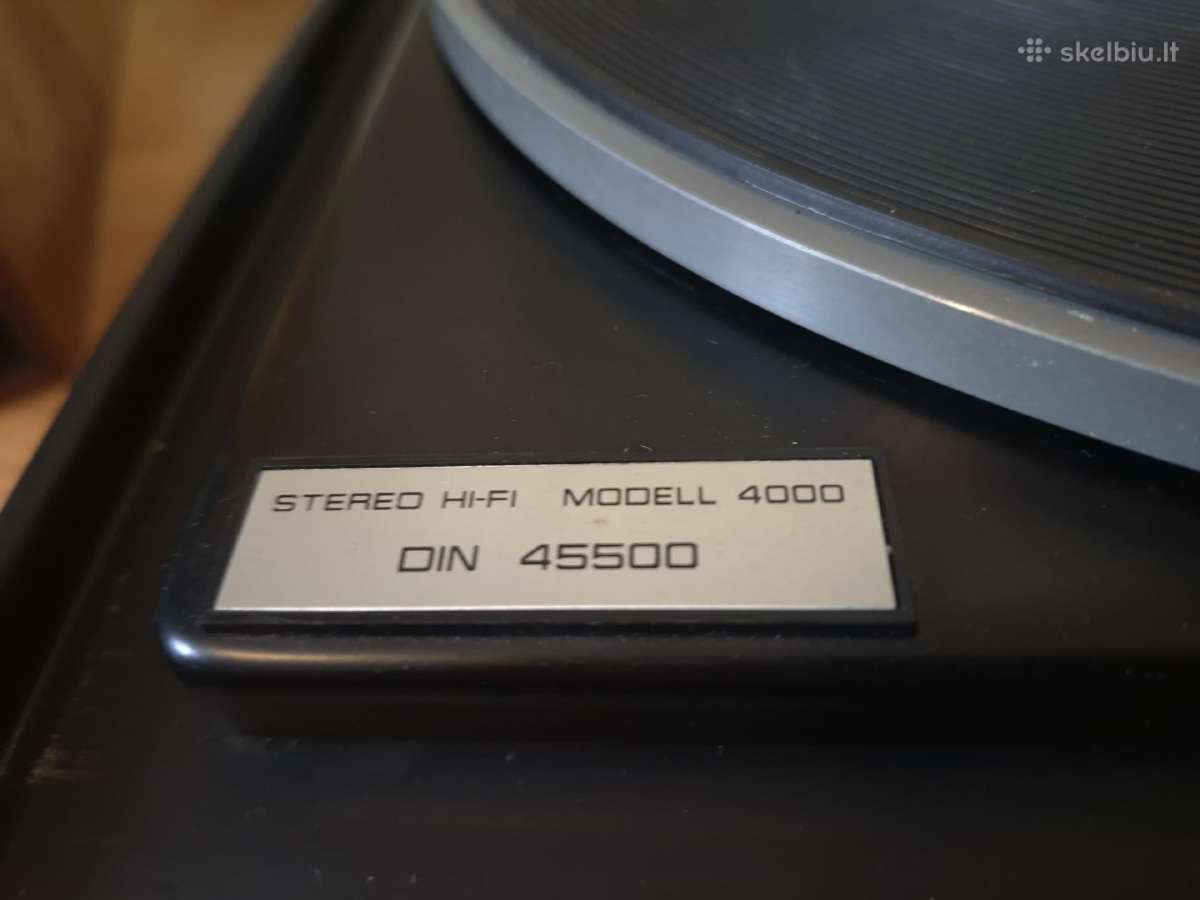 Retas medinis patefonas Radionette Modell 4000 - nuotraukos Nr. 4