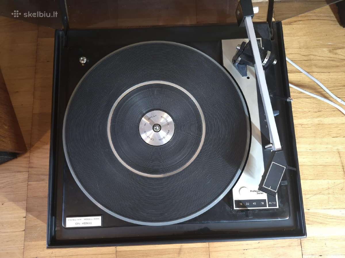 Retas medinis patefonas Radionette Modell 4000 - nuotraukos Nr. 5