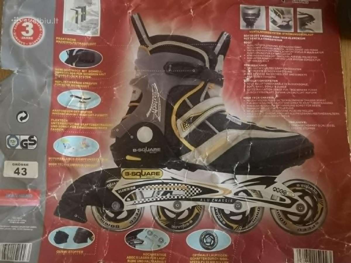 Ratukines pačiūžos B-square skating - nuotraukos Nr. 5