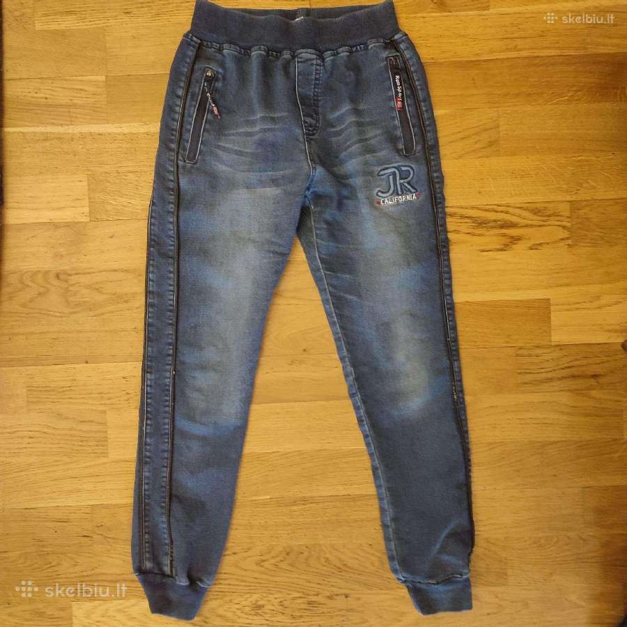 Jogger tipo dzinsai kelnes su elastanu
