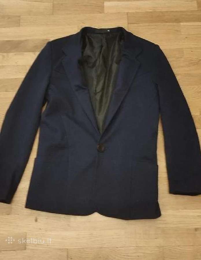 Tamsiai melynas svarkas berniukui i mokykla 152cm