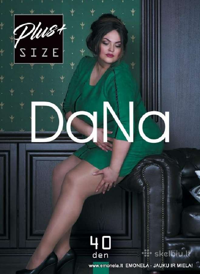 Pėdkelnės Dana Plus Size 40 den, dydžiai 7-8-9-10