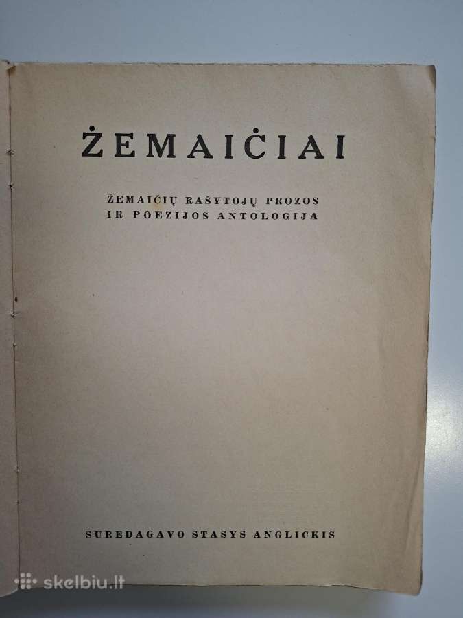 Stasys Anglickis. Žemaičiai. 1938 m. - nuotraukos Nr. 3
