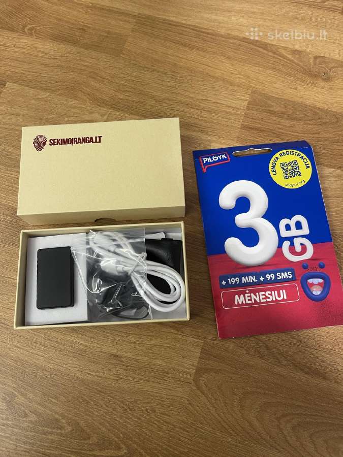 Mini GPS seklys tik 45gr. Vaikų saugumui+ aplinkos