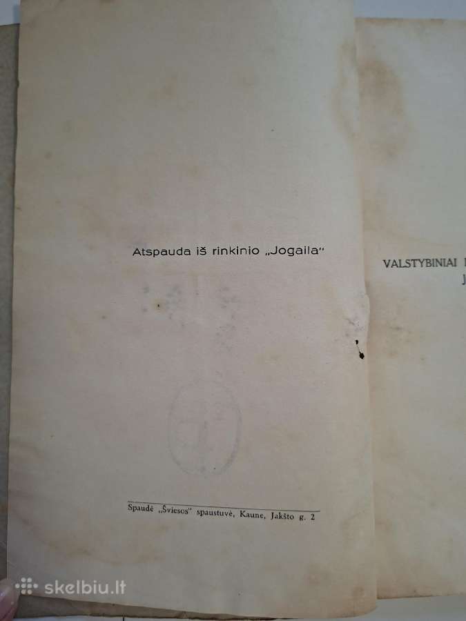 A Šapoka. Lietuva ir Lenkija Jogailos laikais 1935 - nuotraukos Nr. 3
