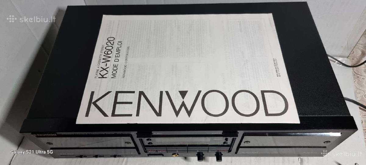 Kenwood Kx-w6020 Dolby Hx-pro Automatic Bias-japon - nuotraukos Nr. 5