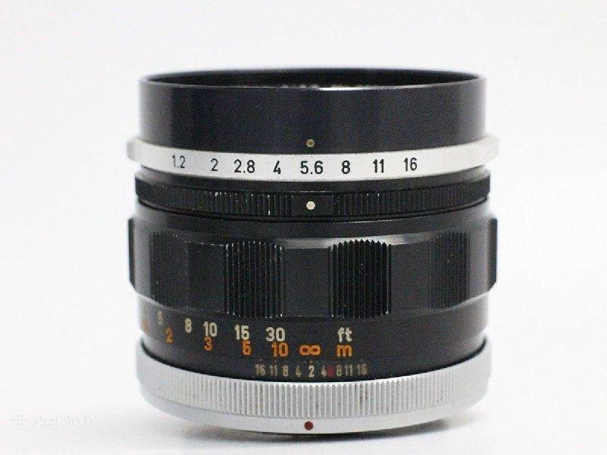 Canon Pellix Ql + Canon Lens Fl 58mm F1.2 - nuotraukos Nr. 12