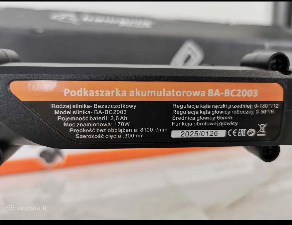 Akumuliatorinis trimeris Bawaria - nuotraukos Nr. 5