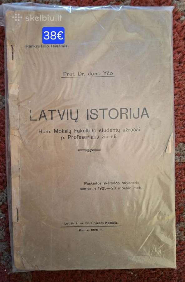 Latvių istorija. Jonas Yčas