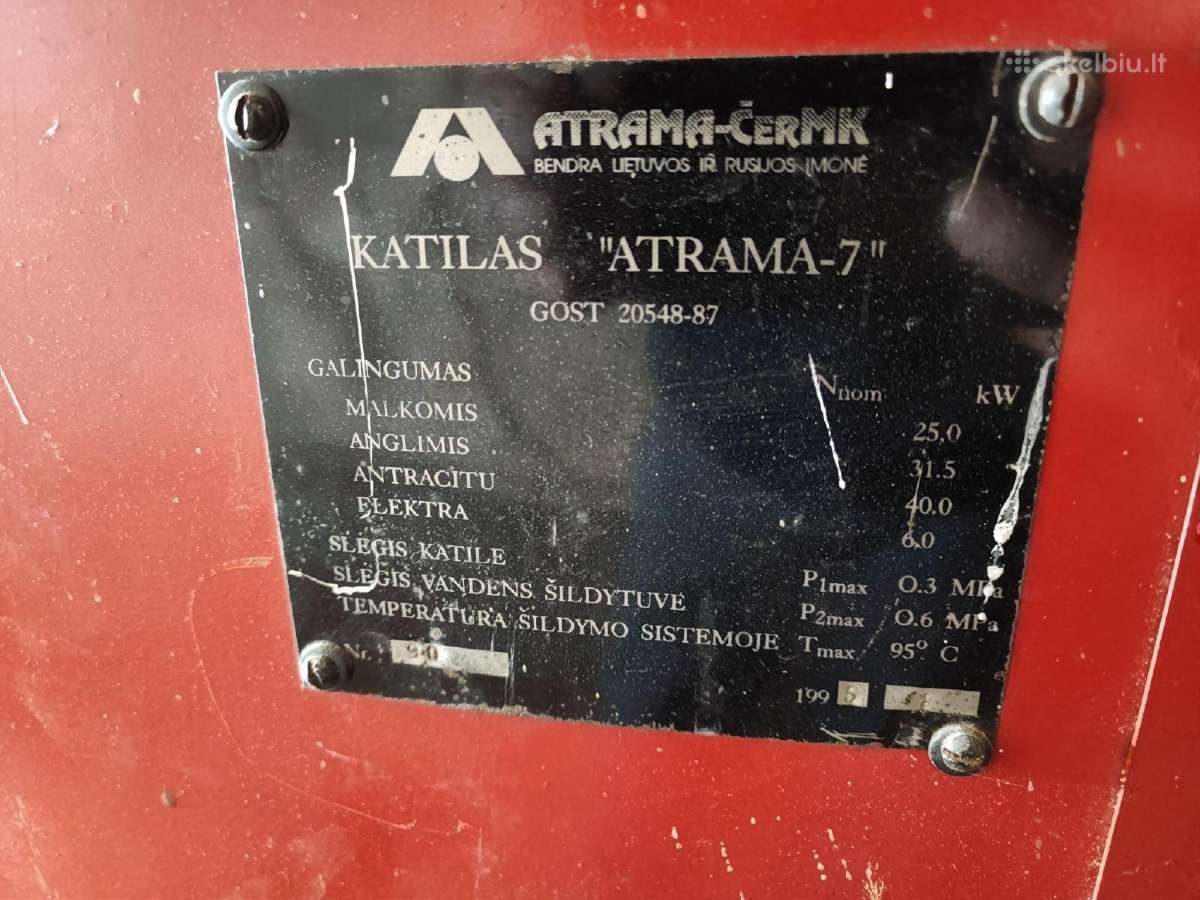 Kieto kuro katilas Atrama