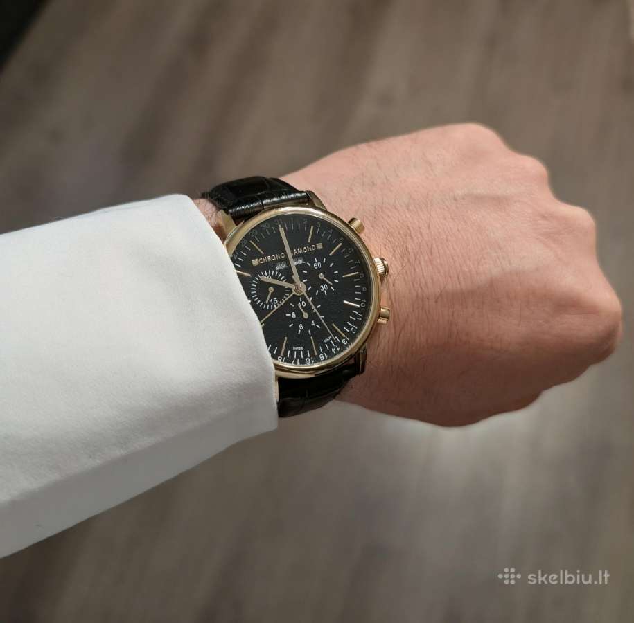 Chrono Diamond Swiss Made vyriškas laikrodis