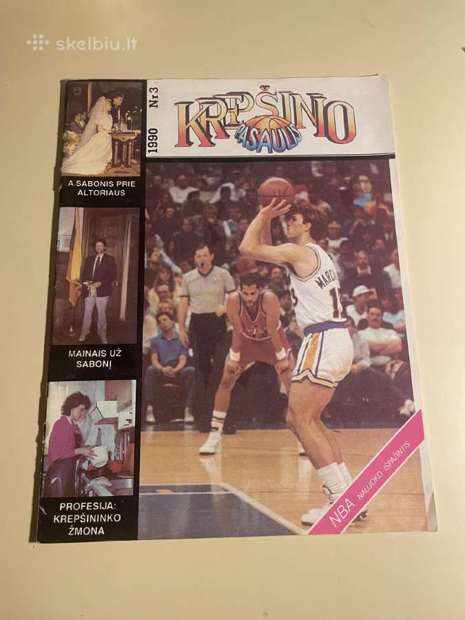 Žurnalas Krepšinio pasaulis 1990