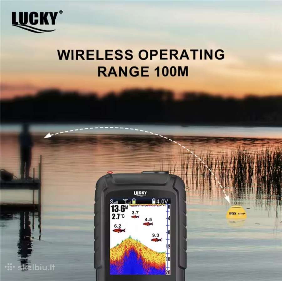 Lucky belaidis (WiFi) echolotas Ff718lic-wla - nuotraukos Nr. 2