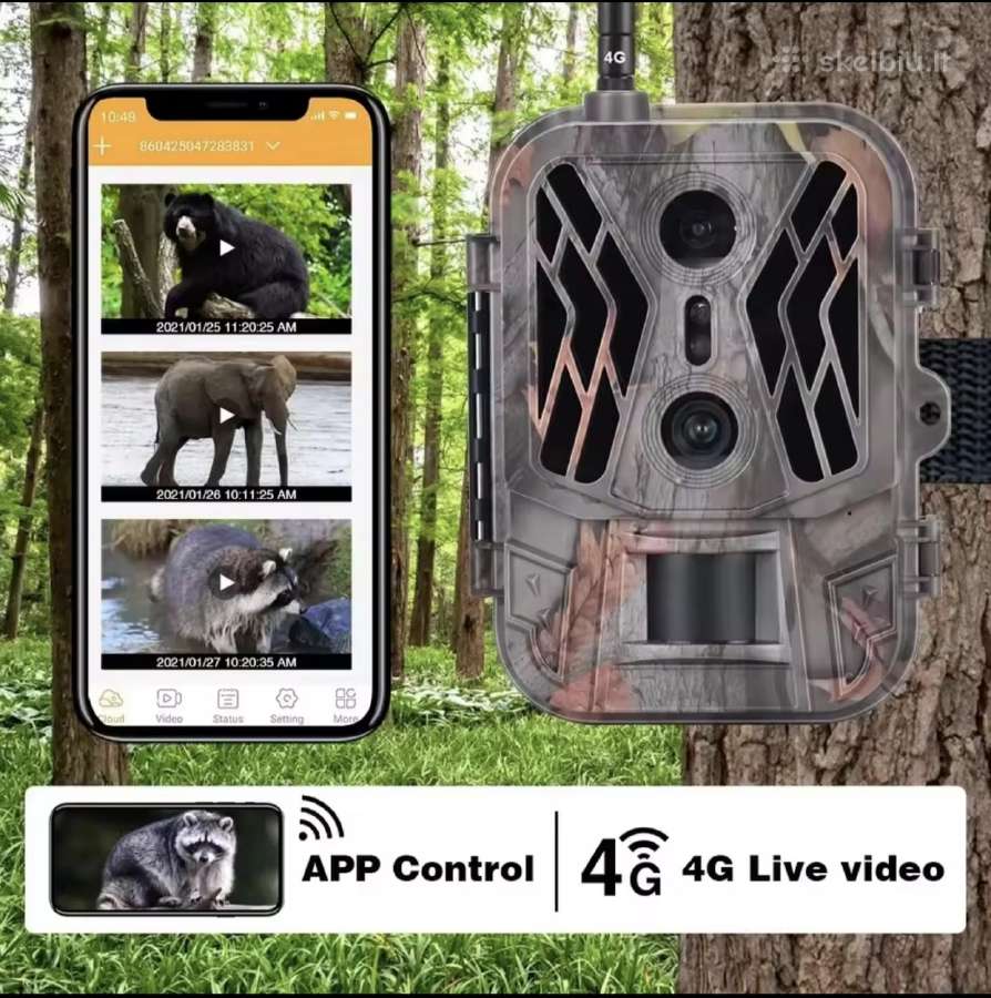 Hc-950 Pro Li medžioklinė kamera 4G - nuotraukos Nr. 2