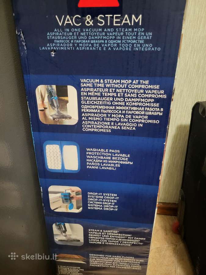 Bissell Vac & Steam Vacuum Cleaner siurblys