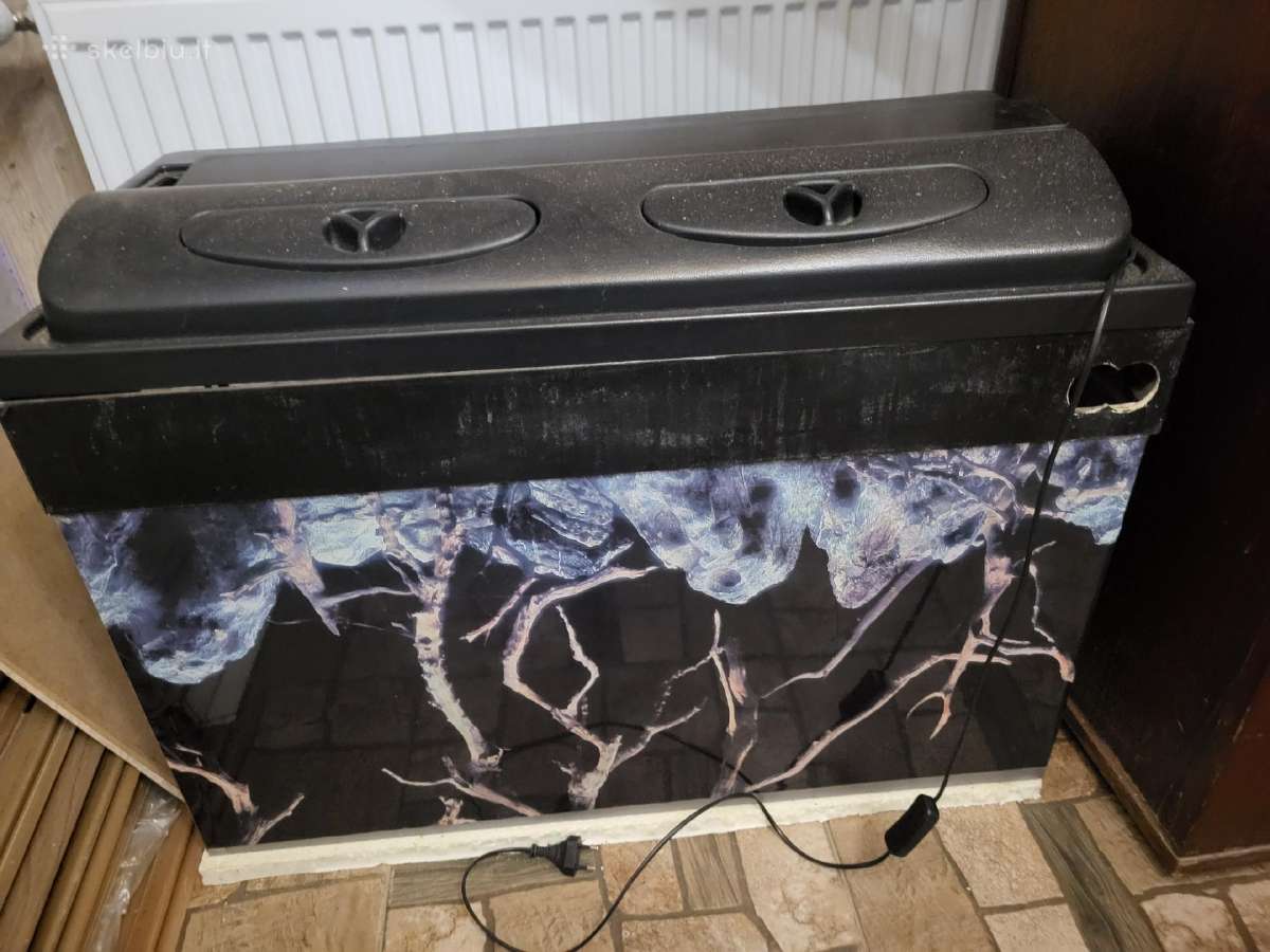 Akvariumas 100l naudotas