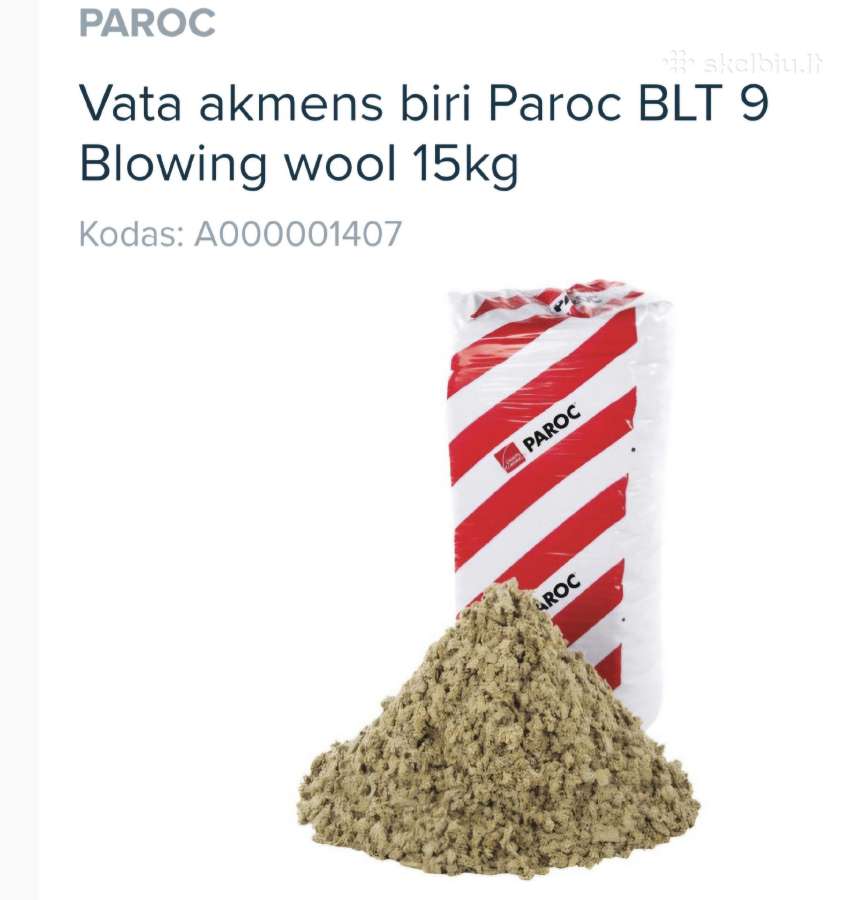 Paroc biri vata 15kg