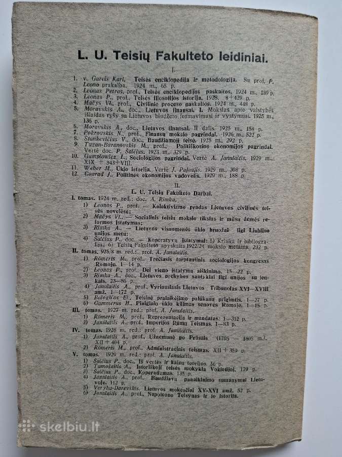 Baudžiavų panaikinimo sumanymai Lietuvoje. 1929 m. - nuotraukos Nr. 6