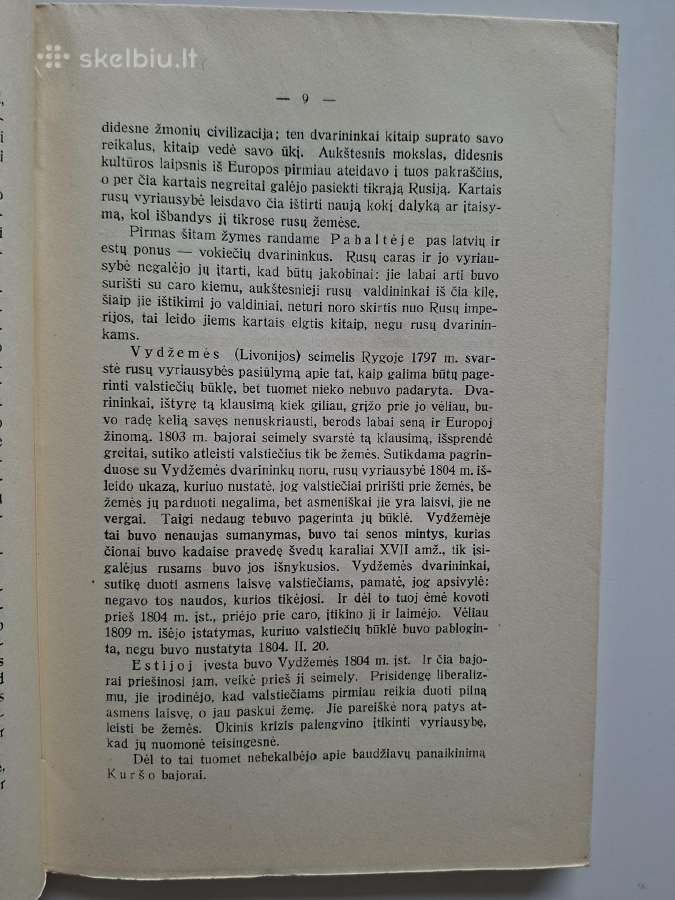 Baudžiavų panaikinimo sumanymai Lietuvoje. 1929 m. - nuotraukos Nr. 3